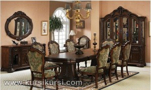 Furniture Klasik Set Kursi Meja Makan 8 Kursi KKS 123