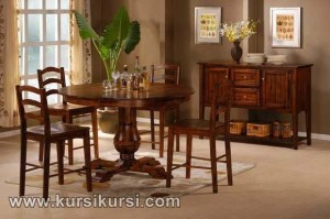 Furniture Kursi Set Kursi Meja Makan Minimalis Jati KKS 124