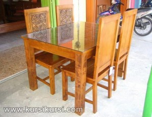 Jepara Furniture Set Kursi Makan Kayu Jati KKS 140