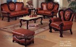 Maroon Sofa Set Kursi Tamu Jati