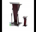 Furniture Kayu Solid Podium Mimbar Minimalis Stainless FK-PM 105