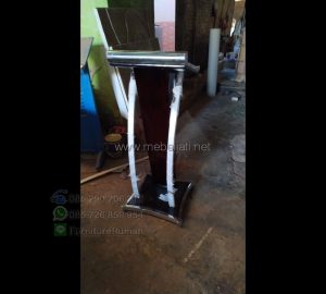 Mimbar Jati Minimalis Ready Stock MJ PM 487